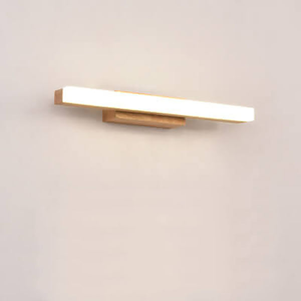 Lámpara de pared LED con espejo anti-vaho impermeable de acrílico moderno 