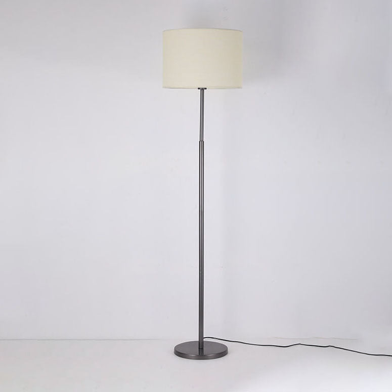 Nordic Simplicity Drum Cone Shade Linear 1-Light Standing Floor Lamp