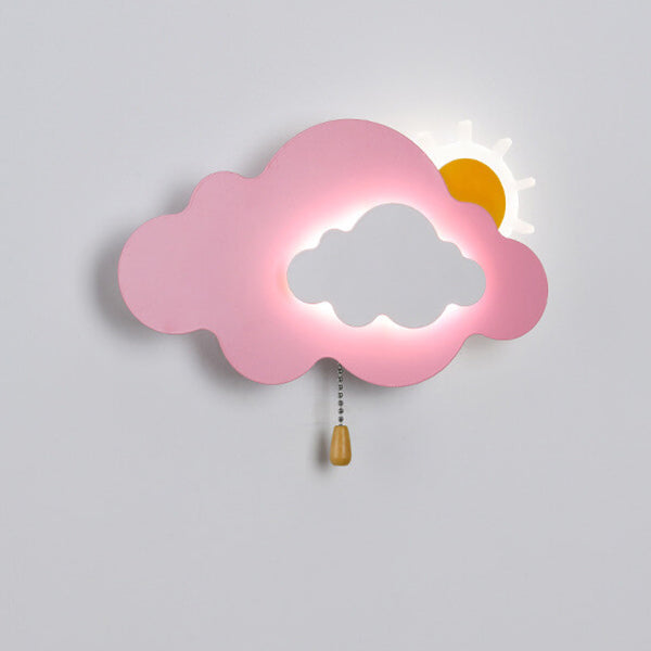 Cartoon kreative Wolken Acryl LED Wandleuchte Lampe 