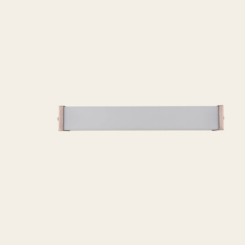 Modern Minimalist Rose Gold Square Strip Acrylic LED Wall Sconce Lamp