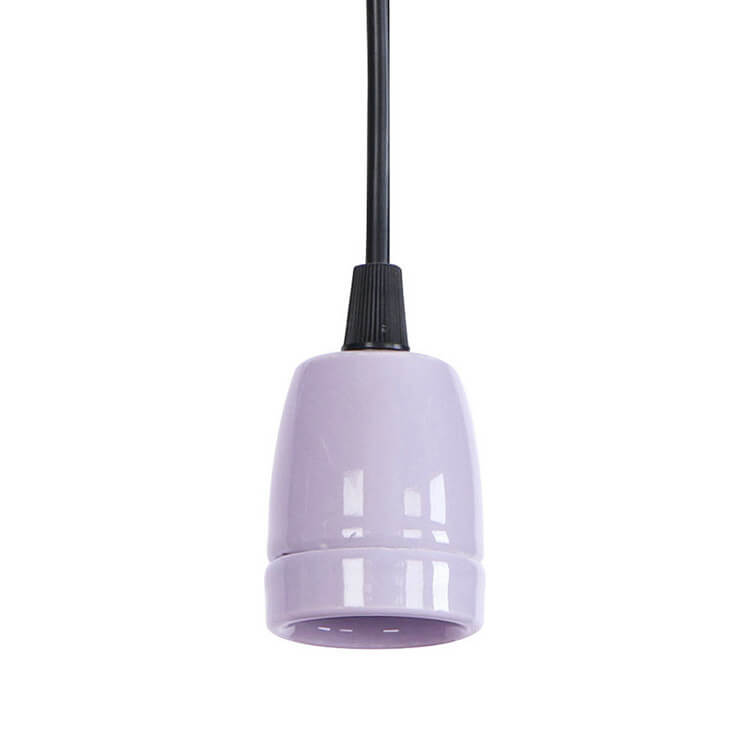 Modern Minimalist Industrial Colorful Solid Color Ceramic 1-Light Pendant Light