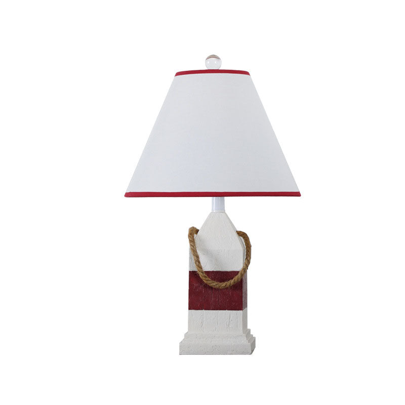 Europäische Vintage Tischlampe aus einfarbigem Kunstharz mit 1 Leuchte 