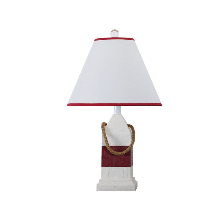 Europäische Vintage Tischlampe aus einfarbigem Kunstharz mit 1 Leuchte 