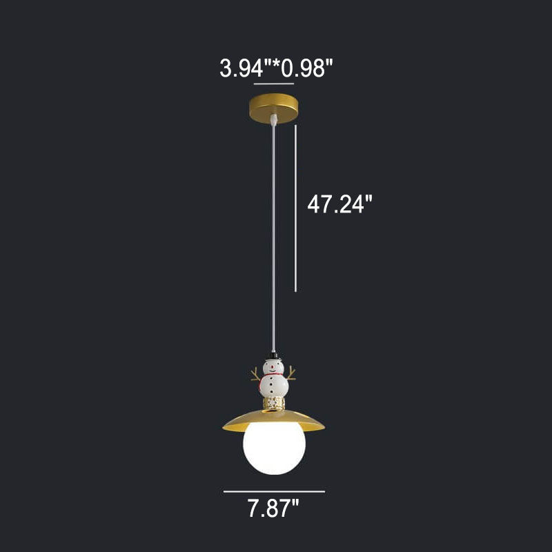 Japanische minimalistische 1-flammige Seidenkuppel-Pendelleuchte 