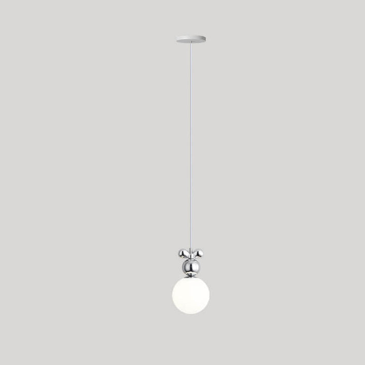 Diseño de hardware minimalista moderno Esfera Lámpara colgante de 1 luz 