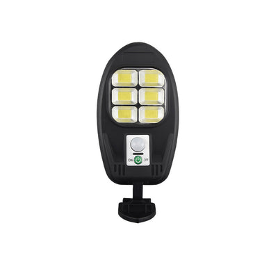 مصباح شمسي خارجي بجسم حساس مقاوم للماء LED COB لإضاءة المنطقة والجدار 