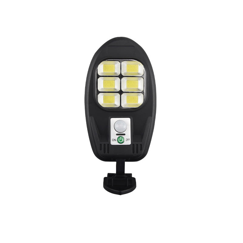 مصباح شمسي خارجي بجسم حساس مقاوم للماء LED COB لإضاءة المنطقة والجدار 