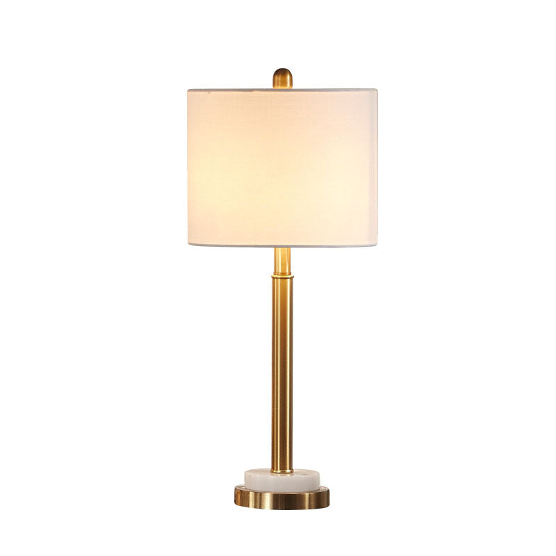 Modern Minimalist Full Copper 1-Light Table Lamp