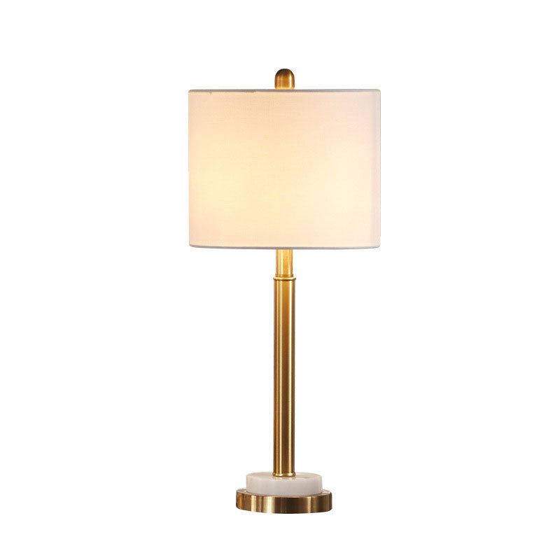 Modern Minimalist Full Copper 1-Light Table Lamp