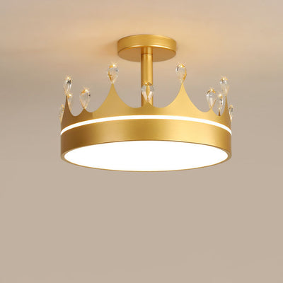 ضوء سقف مثبت شبه متدفق للأطفال بتصميم كرتوني إبداعي مع إضاءة LED 