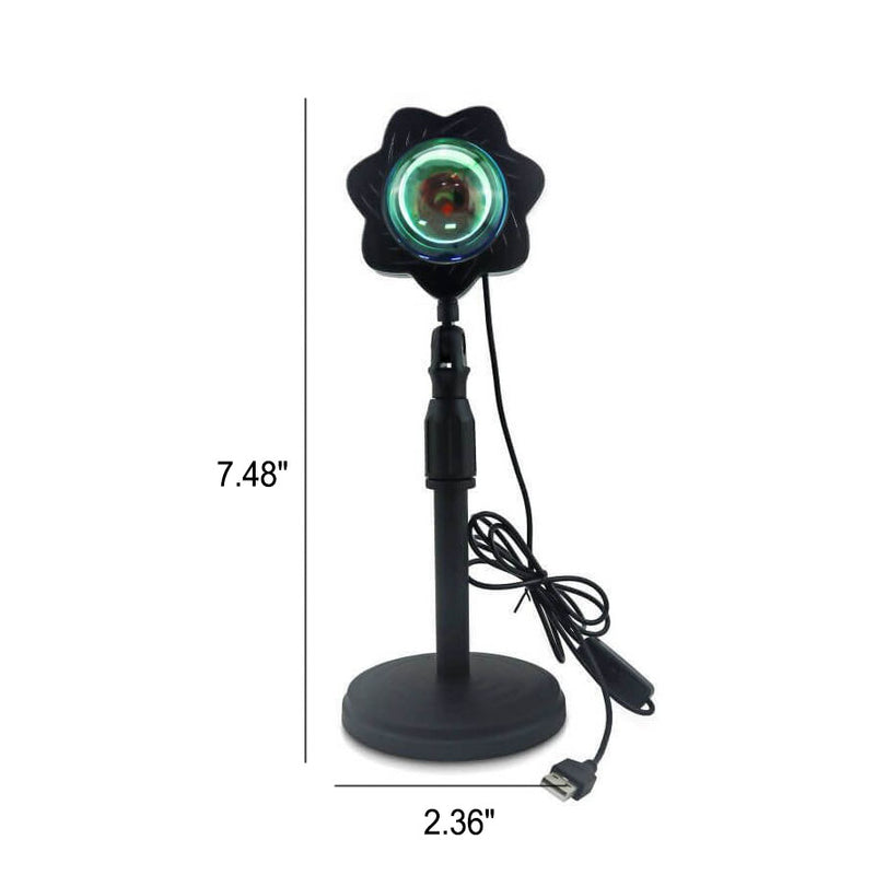 RGB 16 Color Remote Control LED Projector Mood Light Floor Lamp