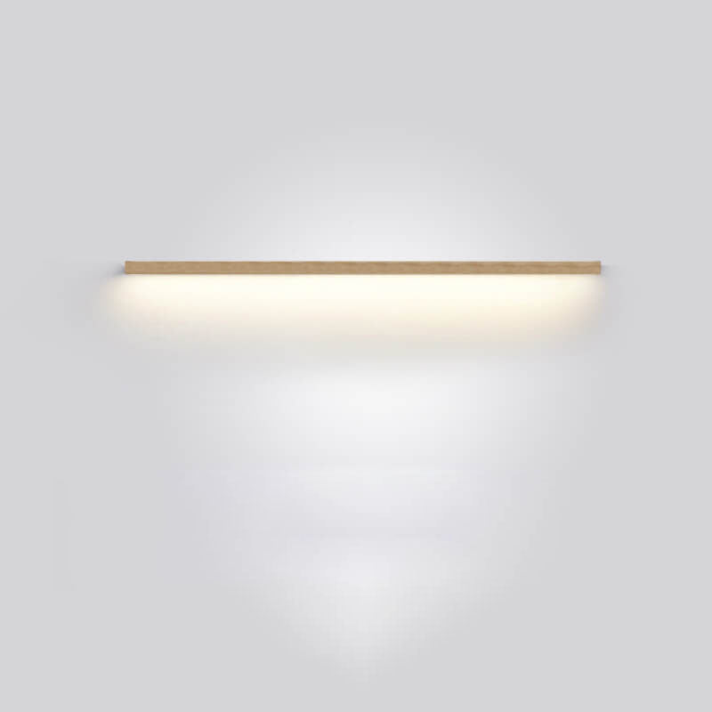 Japanese Simple Solid Wood Strip LED Wall Sconce Lamp