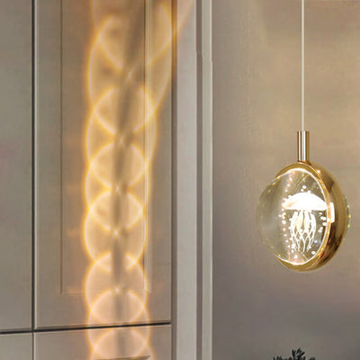 Creative Three-dimensional Crystal Ball Multi-style LED Pendant Light