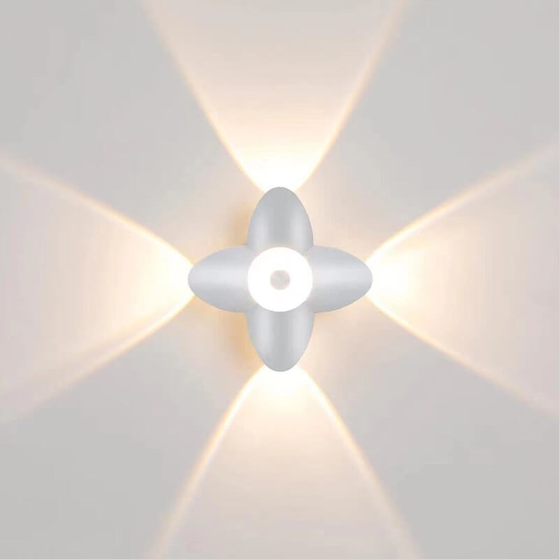 مصباح جداري LED مضيء بتصميم عصري وإبداعي من الألومنيوم 