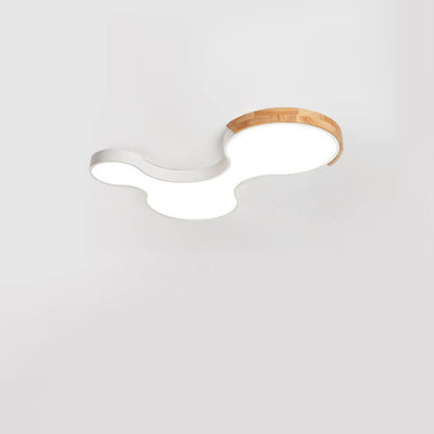 Nordic Macaron Shaped Block Clouds LED Flush Mount Ceiling Light