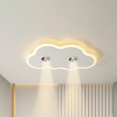 Nordic Minimalist Clouds Spotlights LED Kids Flush Mount Ceiling Light