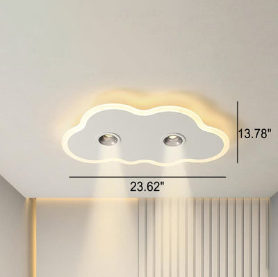 Nordic Minimalist Clouds Spotlights LED Kids Flush Mount Ceiling Light