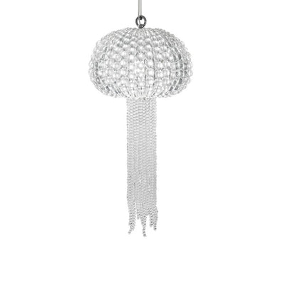 Modern Light Luxury Glass Jellyfish Shape 1-Light Pendant Light