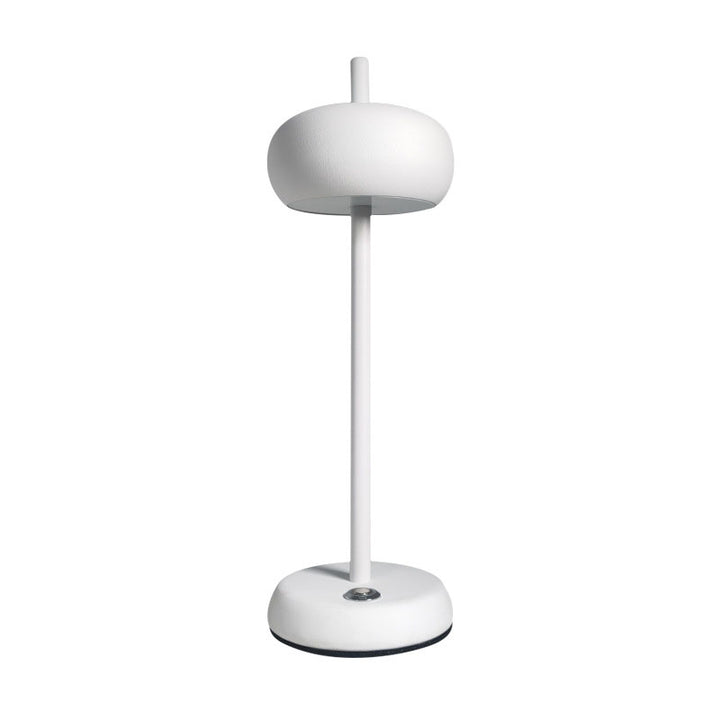 Modern Minimalist Iron Round Drum LED Touch Table Lamp For Study