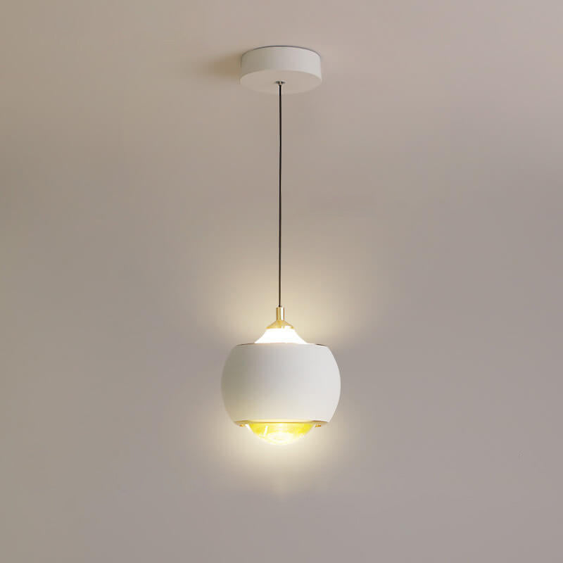 Modern Minimalist Orb Ball Iron Liftable LED Pendant Light