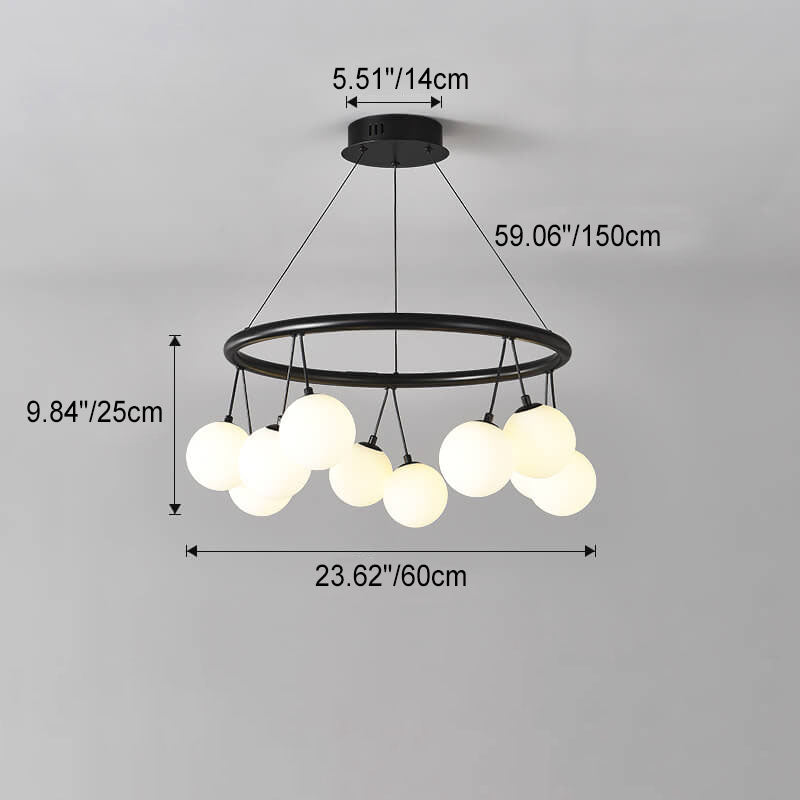 Nordic Creative Straight Row LED-Kronleuchter 