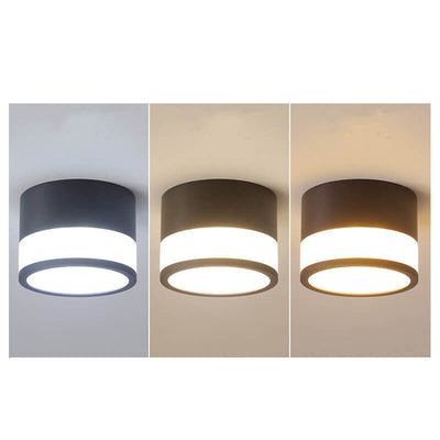 Modern Minimalist 1-Light LED Flush Mount Ceiling Light