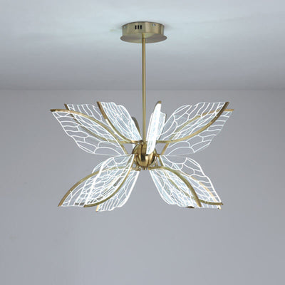 Modern Acrylic Creative Butterfly Wings Design 12/16-Light LED Chandelier