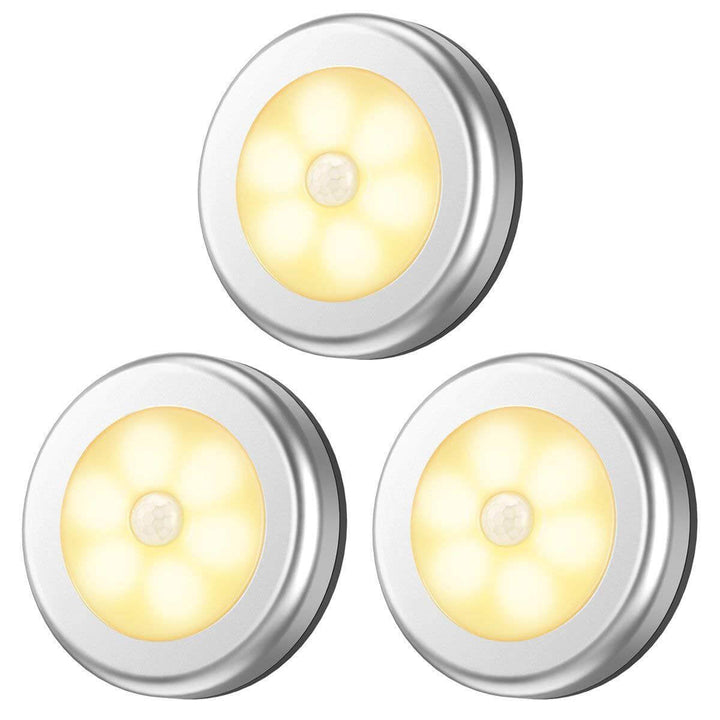 Lampe murale à LED ronde avec détection intelligente du corps humain 