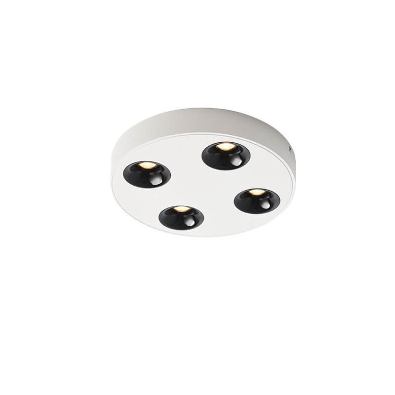 Minimalist Round Plate Spotlight Slim LED Flush Mount Ceiling Light