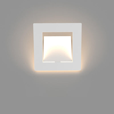 Modern Simple Square Round Geometry LED Wall Sconce Lamp