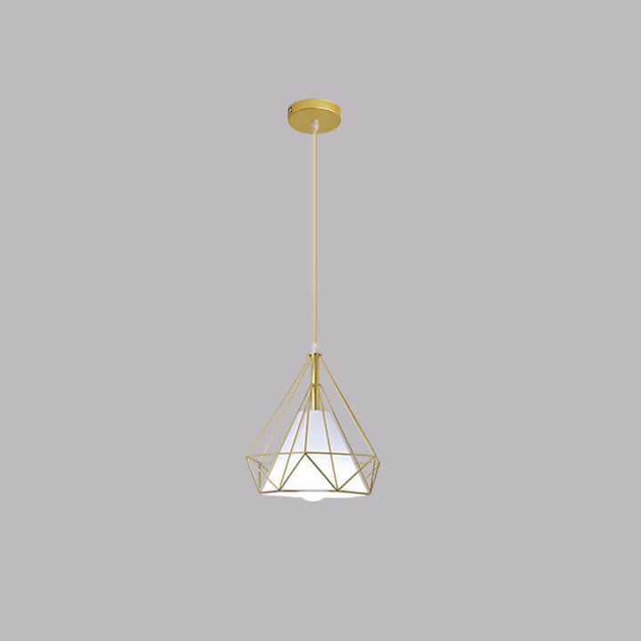 Lustre Moderne de Luxe en Fer et Diamant avec PVC et 1/3 Lumière pour Îlot 