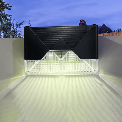 Solar Outdoor Square LED Gartendekoration Wandleuchte Lampe