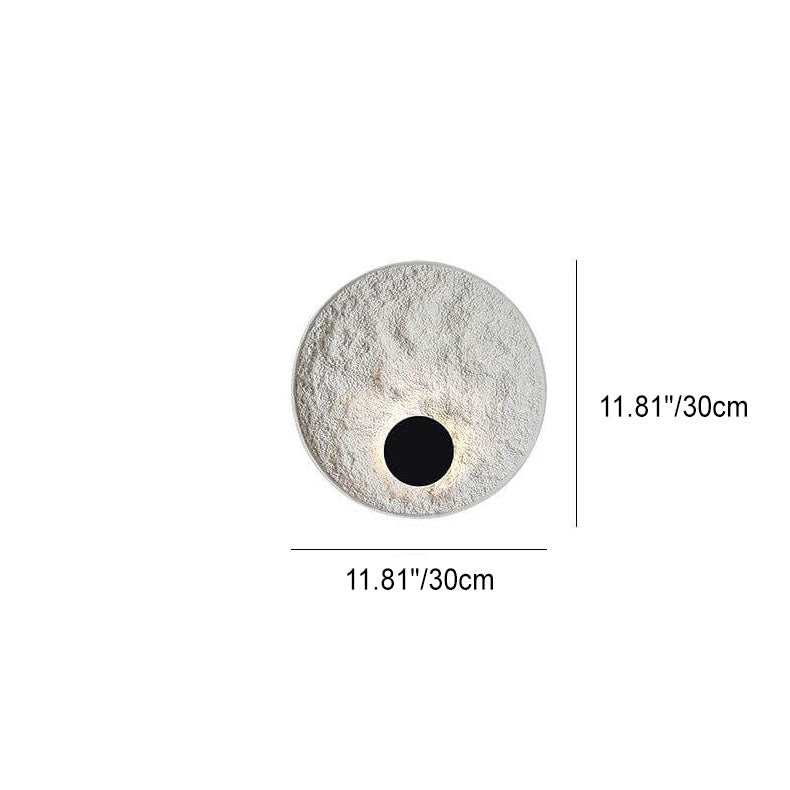 Nordic Modern Creative Circular Resin LED Wall Sconce Lamp