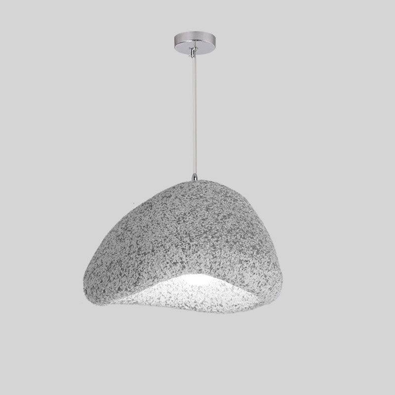 Japanese Wabi-sabi Resin Imitation Stone 1-Light Pendant Light