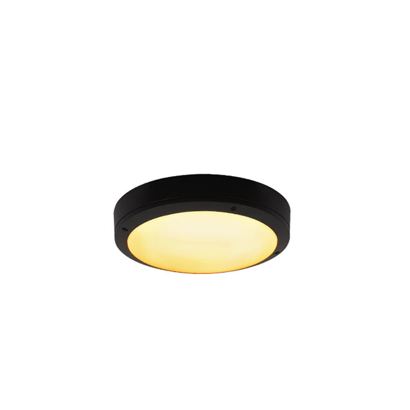 Plafonnier encastré à LED étanche en aluminium rond simple extérieur octogonal 