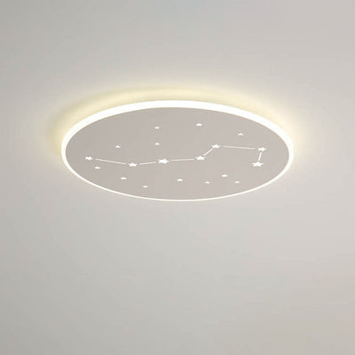 Modern Creative Dipper Round LED Flush Mount Ceiling Light