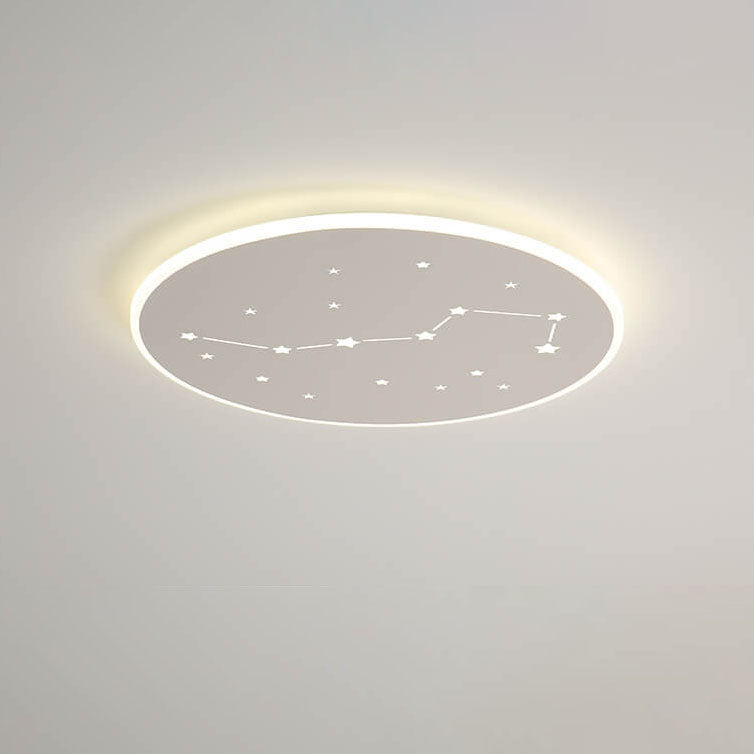 Modern Creative Dipper Round LED Flush Mount Ceiling Light