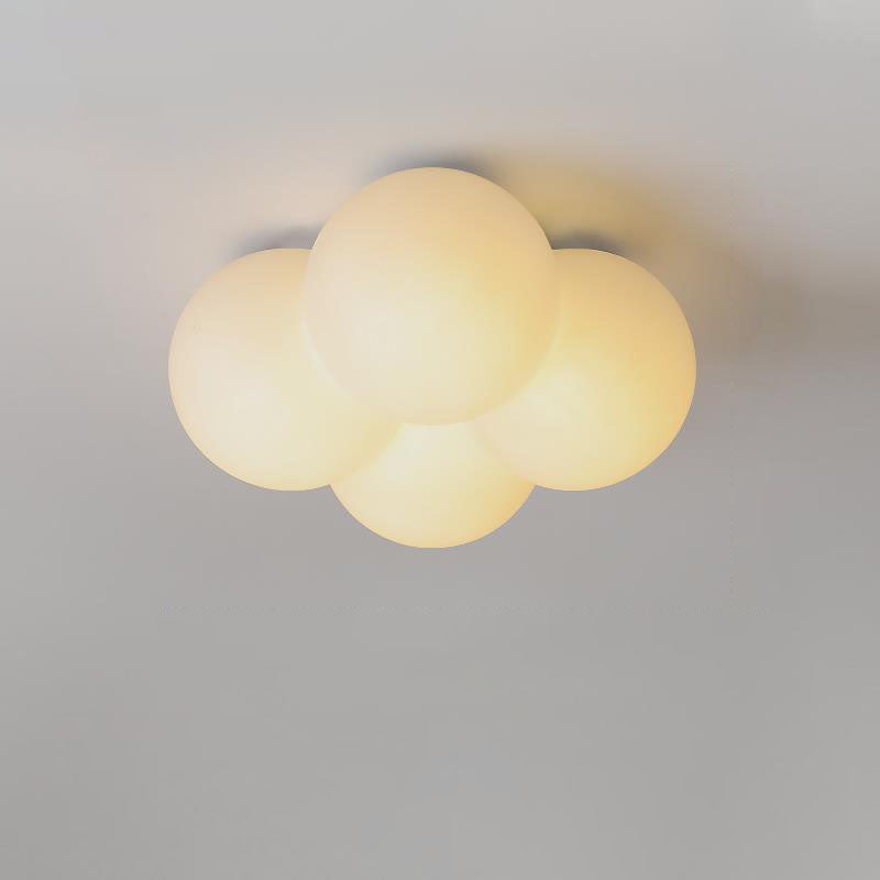 Modern Minimalist Flower Bubble LED Kids Flush Mount Ceiling Light