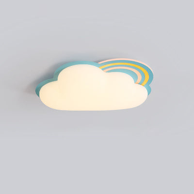 Moderne Regenbogen-Wolken-LED-Unterputz-Deckenleuchte für Kinder 