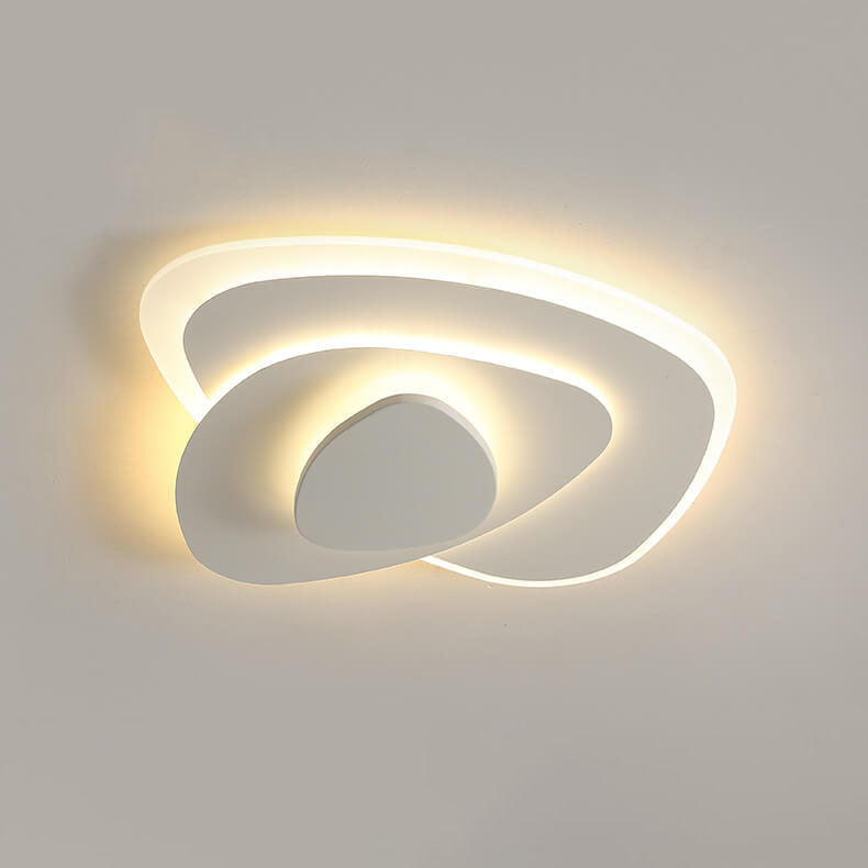 Nordische einfache geometrische Schmiedeeisen Acryl LED Unterputz Deckenleuchte 