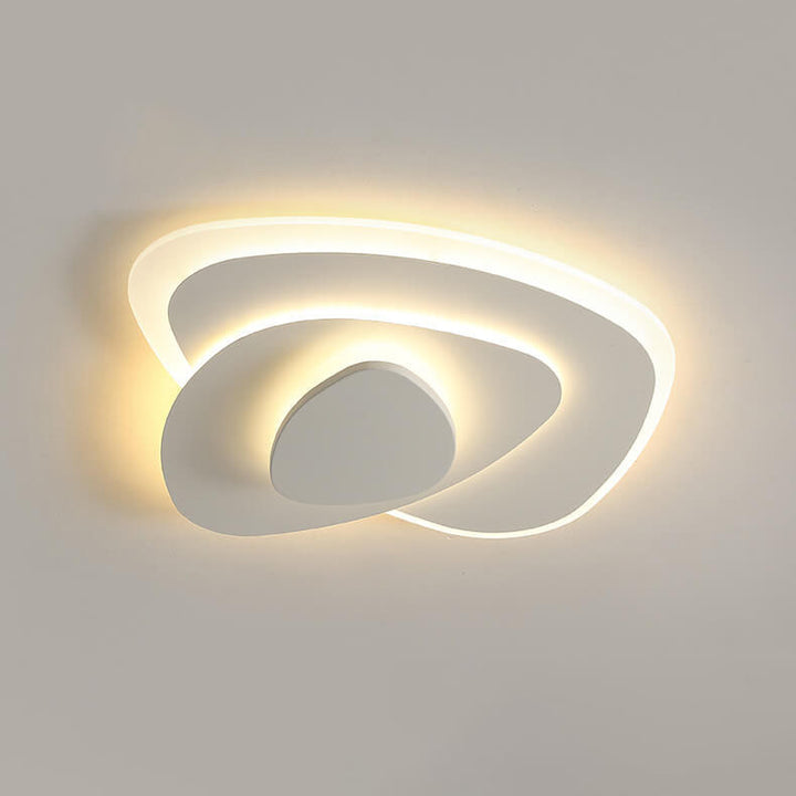 Nordische einfache geometrische Schmiedeeisen Acryl LED Unterputz Deckenleuchte 