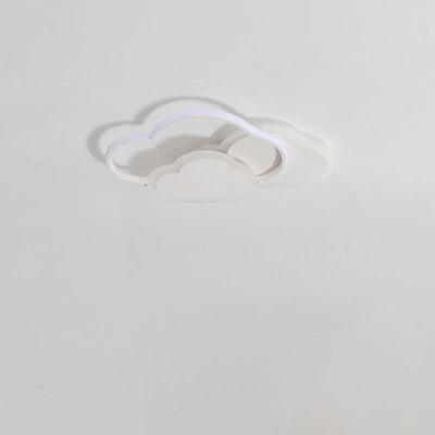 Plafonnier LED à montage encastré en forme de nuage en acrylique, dessin animé créatif