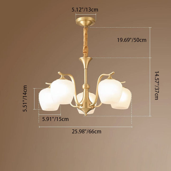 Moderne Luxus Runde Knospe Eisen Messing Glas 3/5/6/8/10 Licht Kronleuchter Für Wohnzimmer 