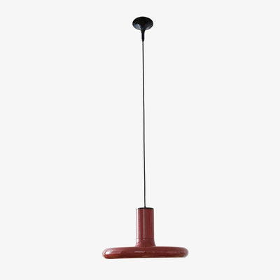 Nordic UFO Red Frisbee 1-flammige Pendelleuchte 