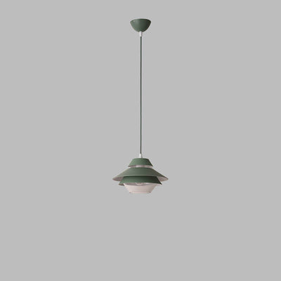 Modern Minimalist Flying Saucer Macaron 1-Light Pendant Light