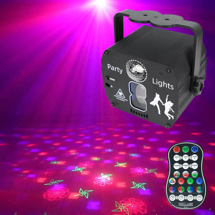 パーティーライト ディスコ充電 USB 装飾スター投影ステージライト 