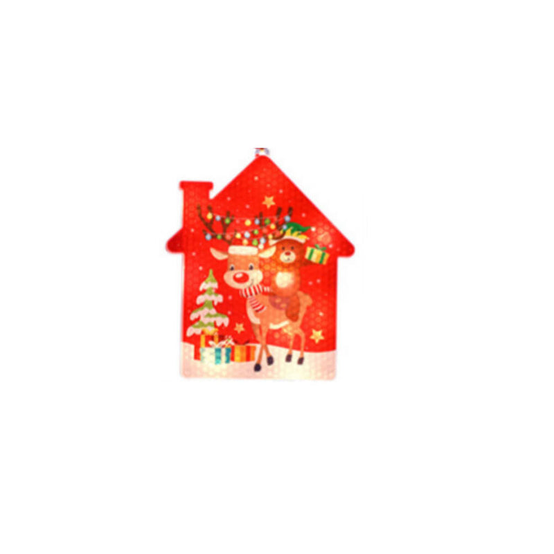 Lumières suspendues peintes en plastique LED décoratives de Noël 
