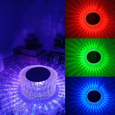 Creative Bird's Nest Crystal RGB LED Night Light Table Lamp