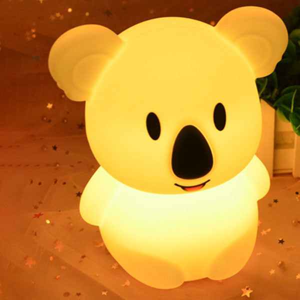 Moderne kreative Koala-Silikon-USB-Pat-LED-Nachtlicht-Tischlampe 