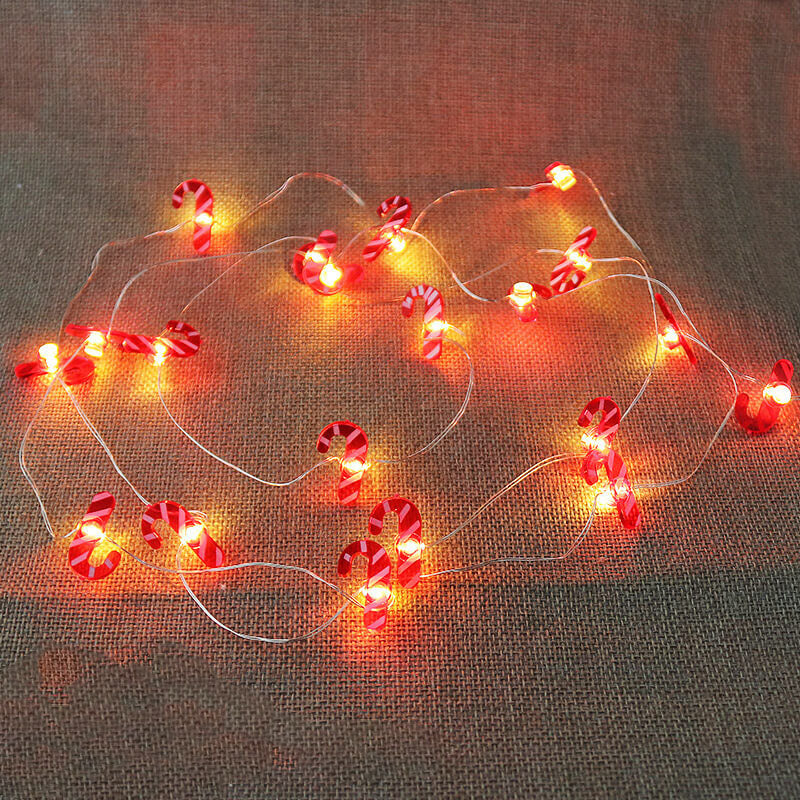 Décoration de Noël Élan Bonhomme de Neige Lumières à LED en Fil de Cuivre 